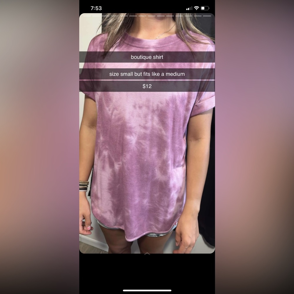 Size s but fits like a medium